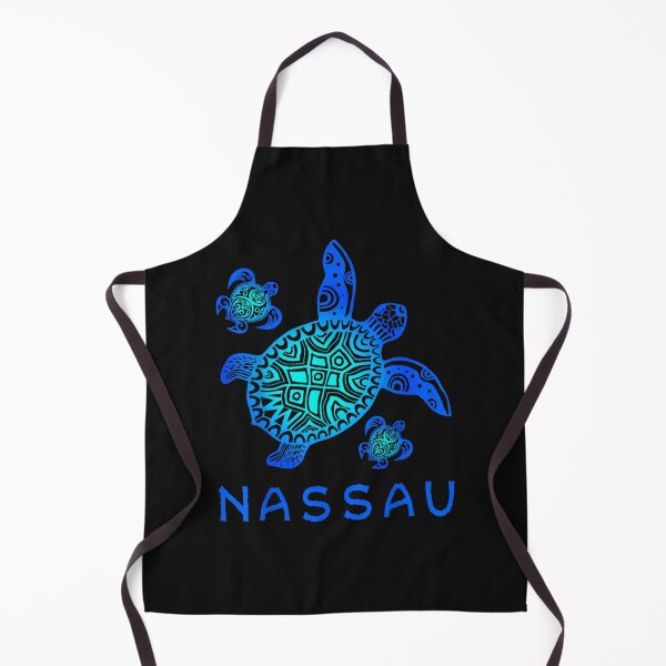 Item preview, Nassau Bahamas Sea Turtle Sea Blue Tribal Turtle designed and sold by Tigerr3g.