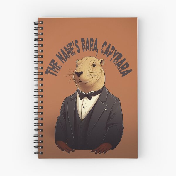 Item preview, Capybara Super Spy - He's cute and not stirred!  designed and sold by GirlyGamerAU.