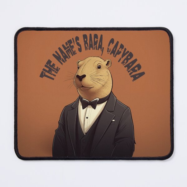 Item preview, Capybara Super Spy - He's cute and not stirred!  designed and sold by GirlyGamerAU.