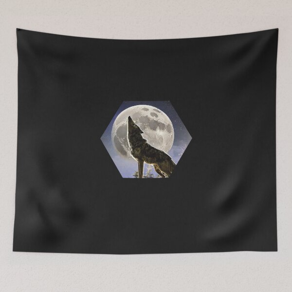 Item preview, Howling wolf designed and sold by Cutebutfunny.