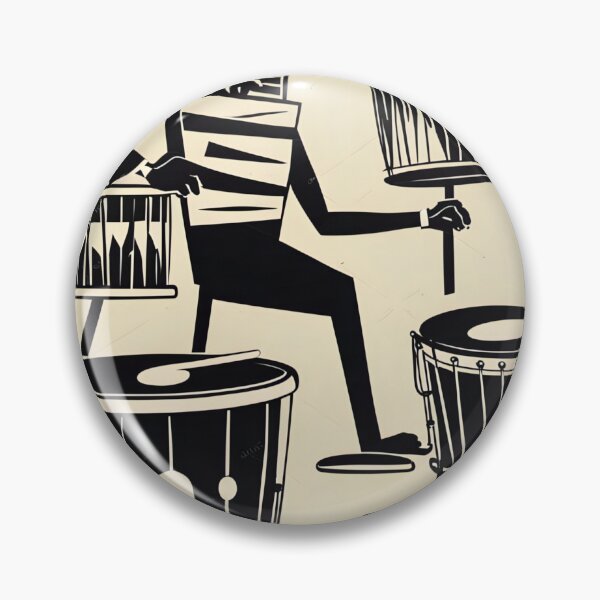 Item preview, Retro drum act designed and sold by Joanne Walsh.