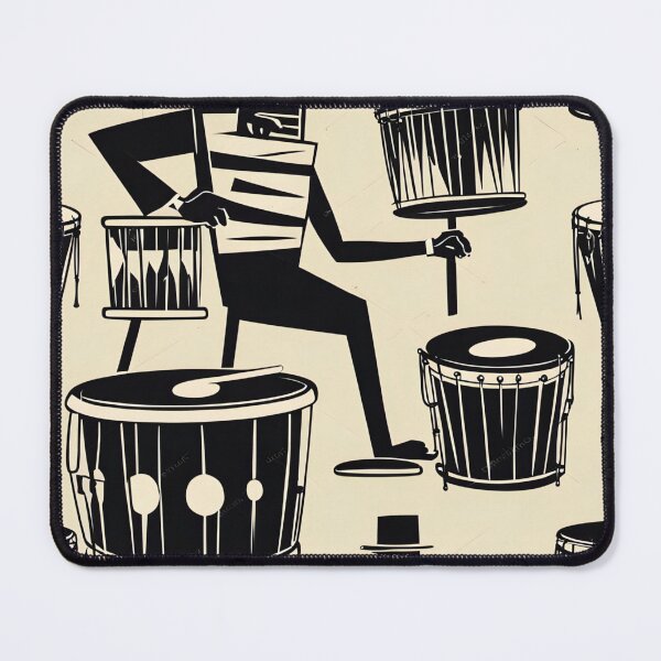 Item preview, Retro drum act designed and sold by Joanne Walsh.