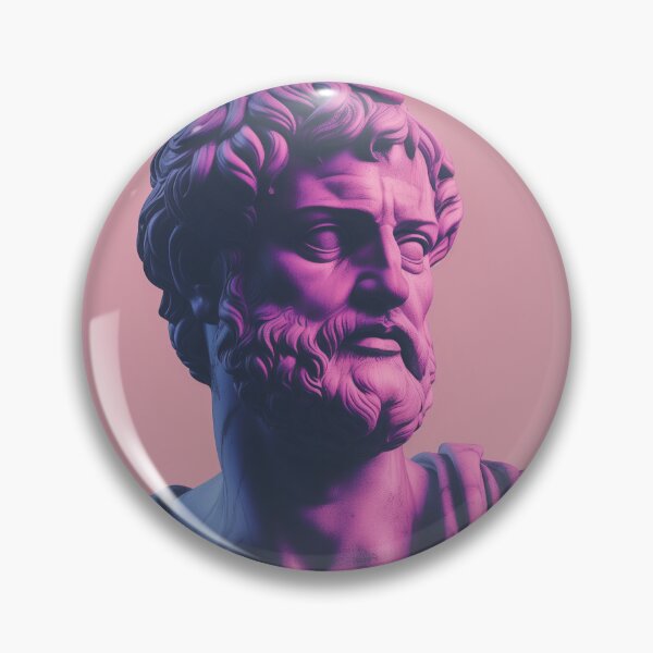 Item preview, Aristotle Statue Vaporwave designed and sold by CustomPrintHub.