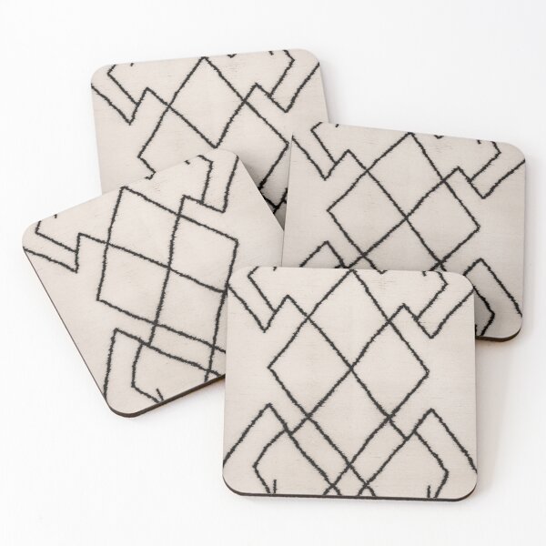 Item preview, Moroccan Berber Rug Design No.13 - Cream White designed and sold by Zoltan Ratko.