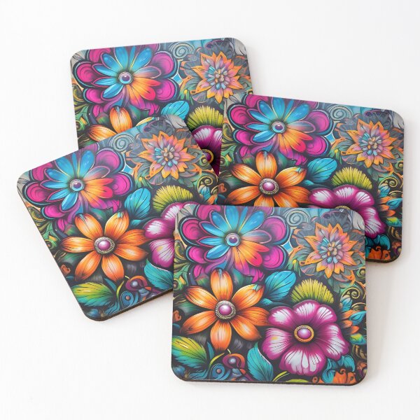 Item preview, Cool Flower Graffiti Art Pattern designed and sold by TheArtOfPat.