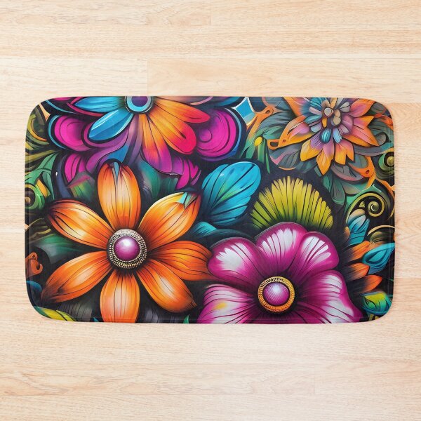 Item preview, Cool Flower Graffiti Art Pattern designed and sold by TheArtOfPat.