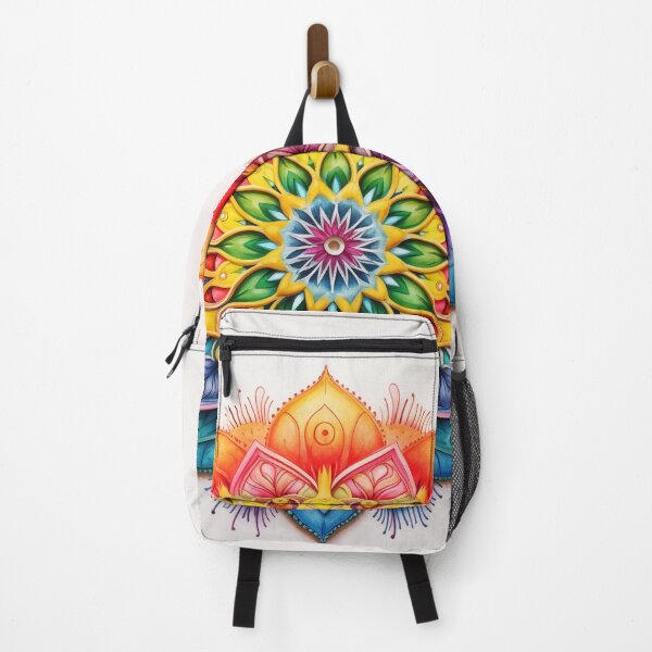 Item preview, Rainbow Mandala designed and sold by TheGlassPortal.