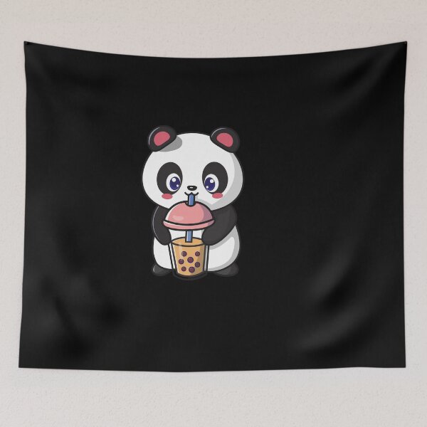 Item preview,  Cute Bubble Tea Lover  kawaii panda  designed and sold by Artistusha.