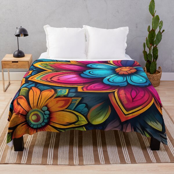 Item preview, Cool Flower Graffiti Art Pattern designed and sold by TheArtOfPat.