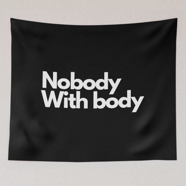 Item preview, nobody with body designed and sold by typographi.