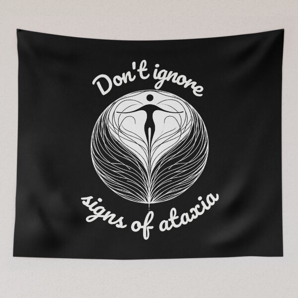 Item preview, Ataxia Awareness - Heed the Signs Design designed and sold by VoyteksDesigns.