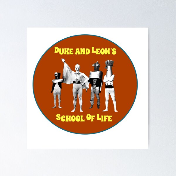 Artikelvorschau, Duke und Leon's School of Life Japanisches Science-Fiction-Design entworfen und verkauft von DukeGroovy.