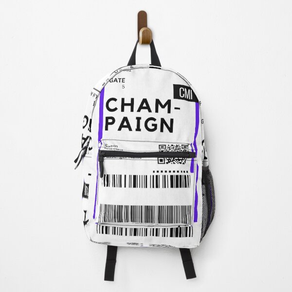 Item preview, Champaign, Illinois Airplane Boarding Pass designed and sold by RoamInk.