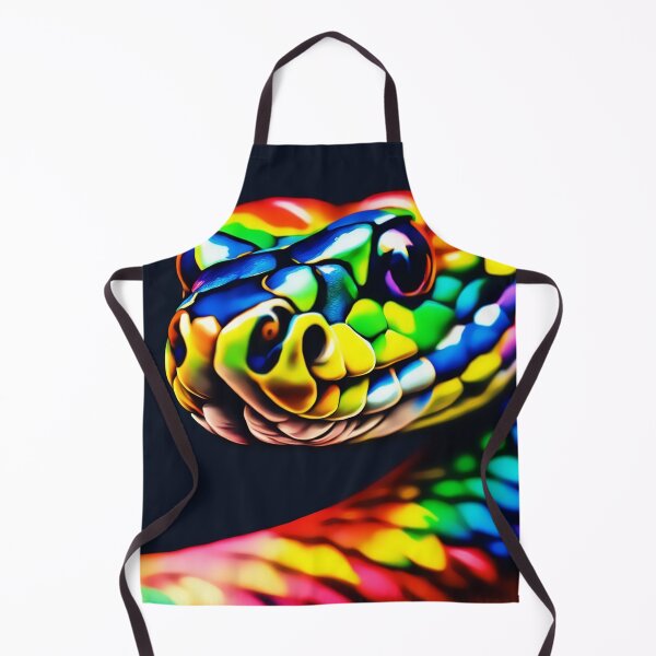 Item preview, Vibrant Snake Art Work Using a Rainbow Palette designed and sold by kakarikihill.