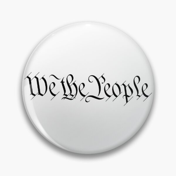 Item preview, We the People - Black Text on Transparent designed and sold by Tree45.