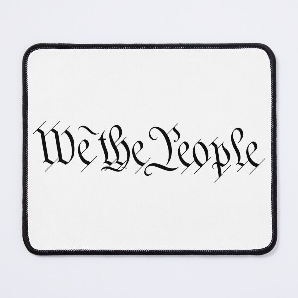 Item preview, We the People - Black Text on Transparent designed and sold by Tree45.