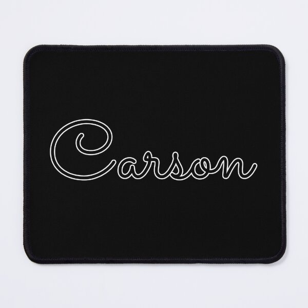 Item preview, Writing Carson Name Label (Black) designed and sold by NormadWorld.