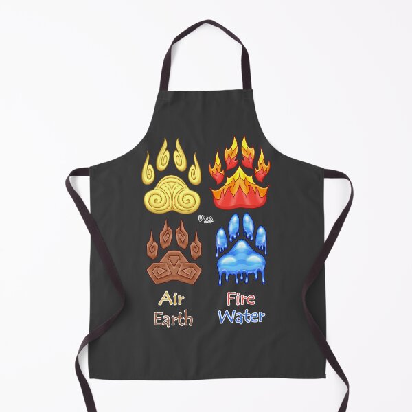 Item preview, Elemental Pawprints designed and sold by BluekittieArts.