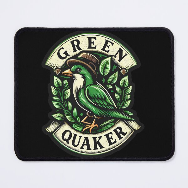 Item preview, Green Quaker Parrot Bird designed and sold by CosmoLush.