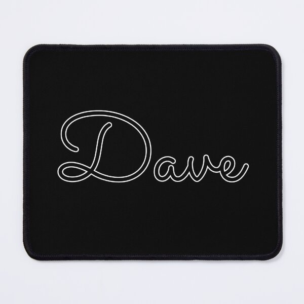 Item preview, Writing Dave Name Label (Black) designed and sold by NormadWorld.