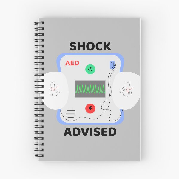 Item preview, AED / Automated External Defibrillator - Shock Advised designed and sold by Alec Morgana.
