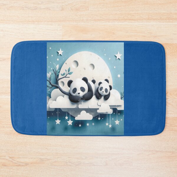 Item preview, Cute Panda Baby ,Kid Sleeping,Mom,Clouds,NIGHT,Stars designed and sold by FINALSHOP1.