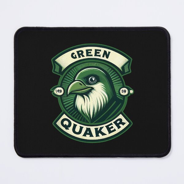 Item preview, Green Quaker Parrot Bird designed and sold by CosmoLush.