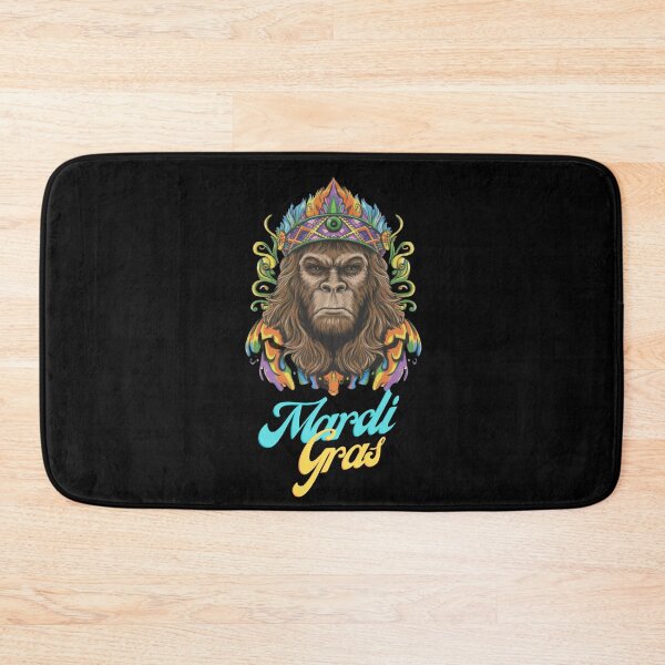 Item preview, Sasquatch Mardi Cras Bigfoot, Bigfoot Mardi Gras , Funny Sasquatch Louisiana Carnival , Bigfoot New Orleans Party Tee, Bigfoot Lover , Sasquatch  designed and sold by Creativedsigna.