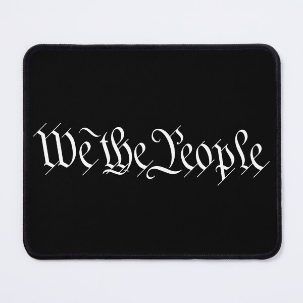 Item preview, We the People - White Text on Transparent designed and sold by Tree45.