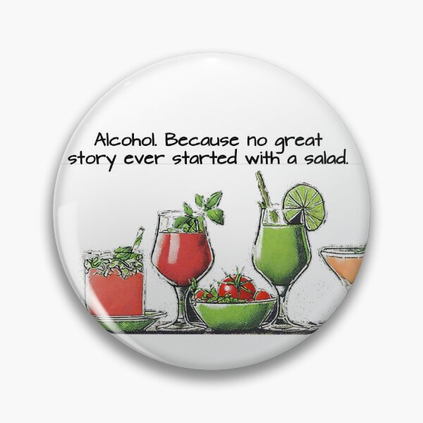 Item preview, No great story starts with salad. designed and sold by FamouslyStupid.