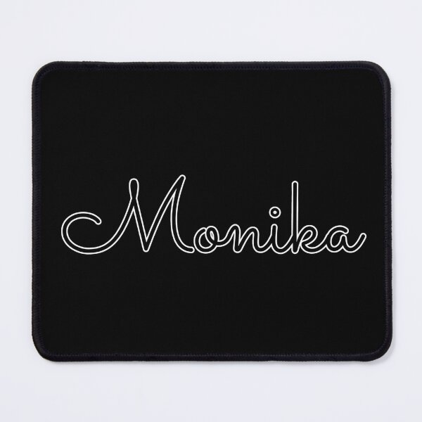 Item preview, Writing Monika Name Label (Black) designed and sold by NormadWorld.