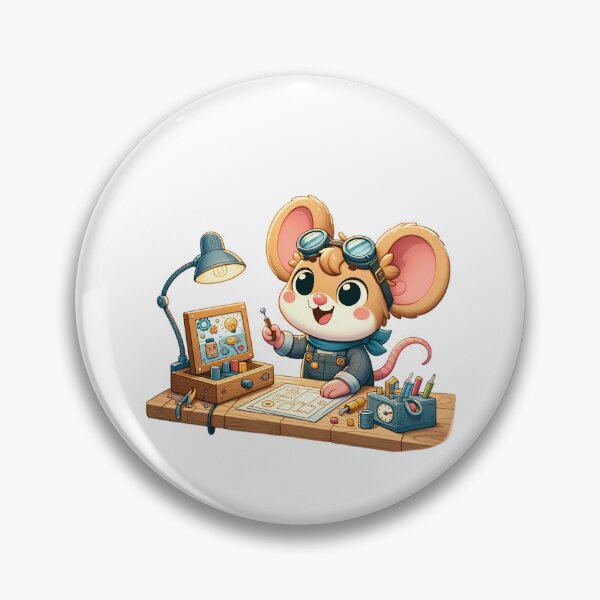 Artikelvorschau, Mighty Mouse the Inventor entworfen und verkauft von TinyTailsGalery.