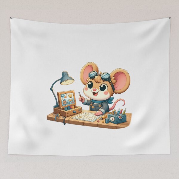 Item preview, Mighty Mouse the Inventor designed and sold by TinyTailsGalery.