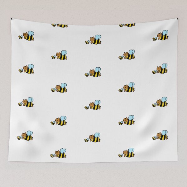Item preview, a Cat and a Duck in honeybee clothes designed and sold by superbaechoo.