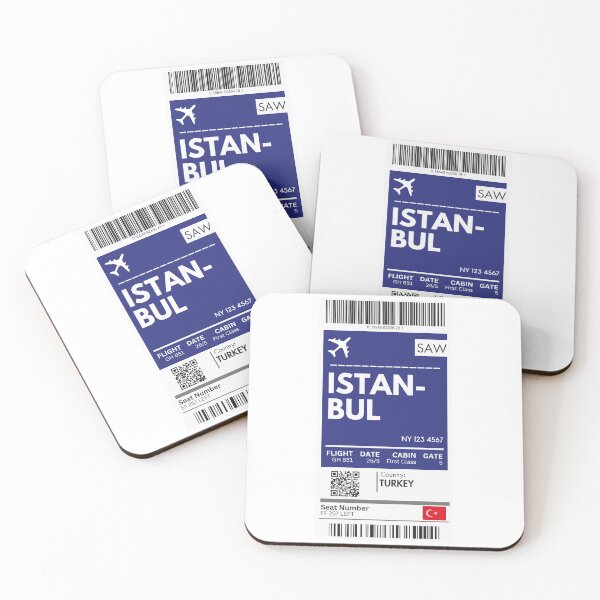 Item preview, Istanbul Airplane Boarding Pass designed and sold by RoamInk.