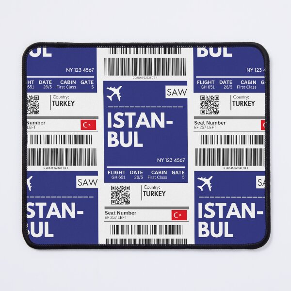 Item preview, Istanbul Airplane Boarding Pass designed and sold by RoamInk.