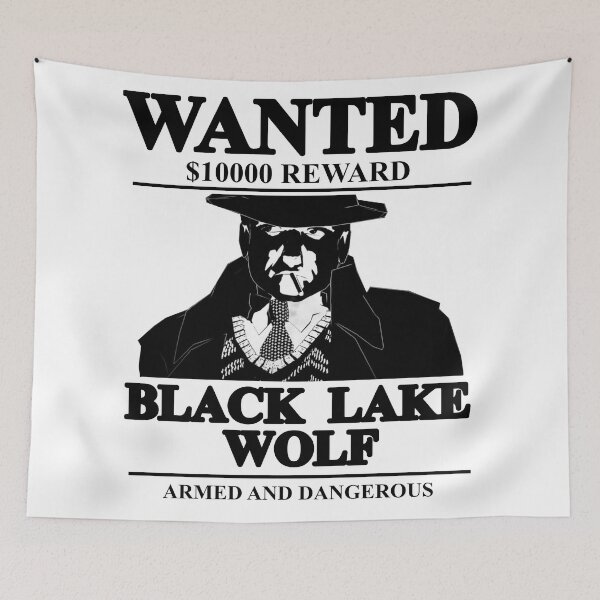 Item preview, White Night - Black Lake Wolf designed and sold by red-leaf.
