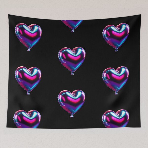 Item preview, Neon Embrace: Luminous Love Balloon designed and sold by M-ormin.