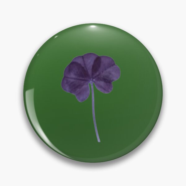 Item preview, Violet Purple Real Five 5 Leaf Clover Lucky St. Patrick's Day designed and sold by kattakitty.