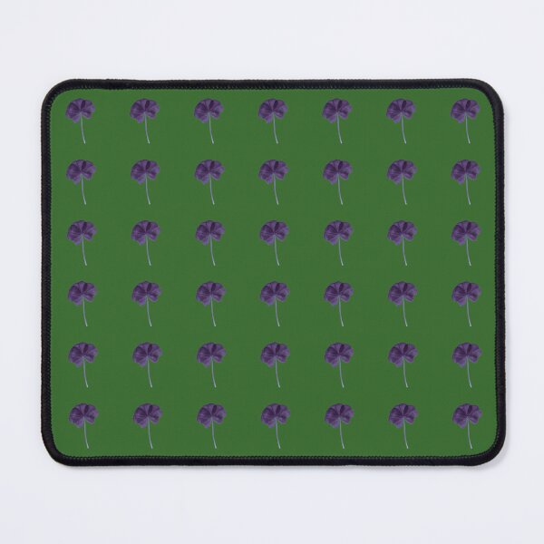 Item preview, Violet Purple Real Five 5 Leaf Clover Lucky St. Patrick's Day designed and sold by kattakitty.