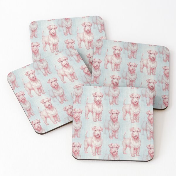Item preview, Airedale Terrier Pattern Design - cute terrier dog lover gift idea all over print designed and sold by patterncrow.