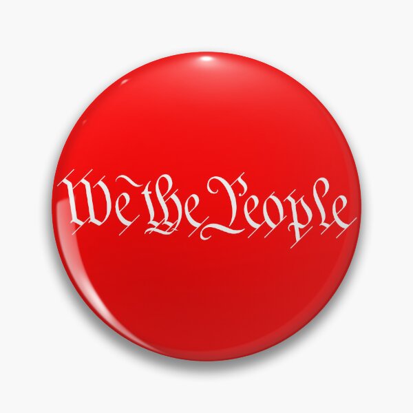 Item preview, We the People - White Text on RED designed and sold by Tree45.