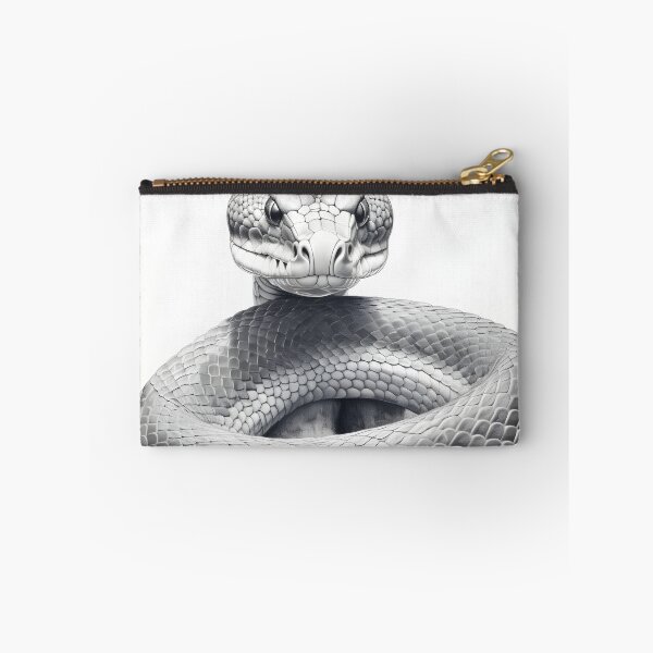 Item preview, Black and White Snake pencil drawing designed and sold by Pencil-Art.