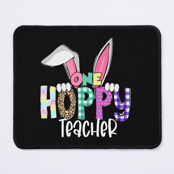 Item preview, One Hoppy Teacher Bunny Easter Day Groovy Retro Boy Girl designed and sold by Pitchou07.