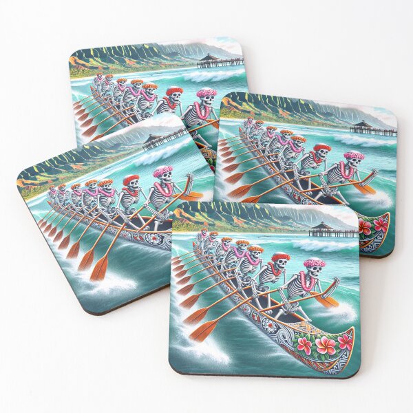 Item preview, Skeleton Island Canoe Team Hanalei Kauai designed and sold by HippieFarms11.