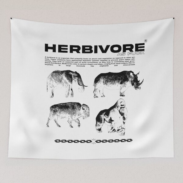 Item preview, Herbivore as fuck designed and sold by PauEnserius.