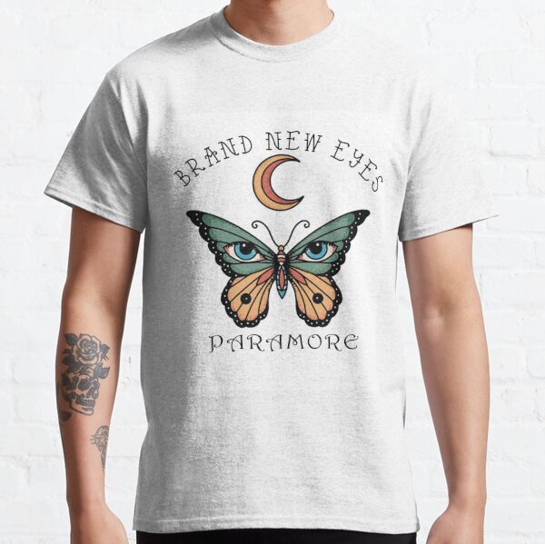 Paramore crop top paramore shirt brand new eyes album butterfly album  paramore