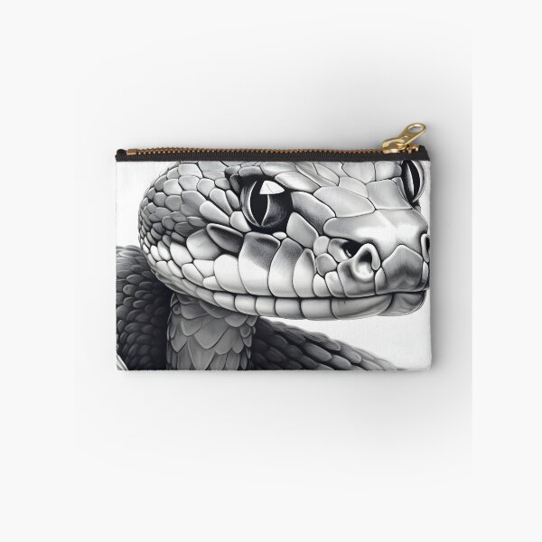Item preview, Black and White Snake pencil drawing designed and sold by Pencil-Art.