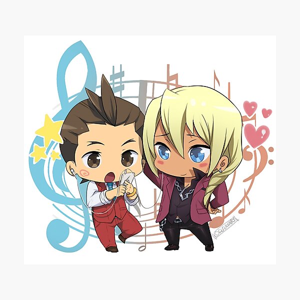 Item preview, Chibi Apollo Justice et Klavier Gavin designed and sold by GLE-FLAYART.