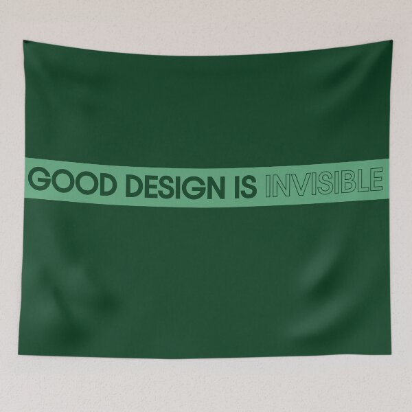 Item preview, Good Design is Invisible - UX Designer | Product Designer | UI Designer Stickers designed and sold by PoshPixel.